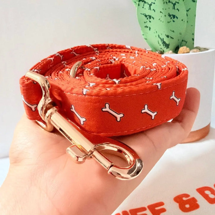 Coral Fetch Joyline™ Leash – 100 % Cotton Shell Leash Sniff & Bark™