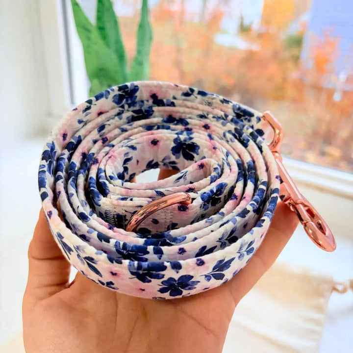 Ink Ivy Bloom Joyline™ Leash – 100 % Cotton Shell Leash Sniff & Bark™