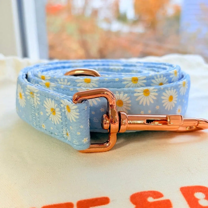 Sky Daisy Signature Band™ + Slide-On Bloomtie™ + Joyline™ Flower Collar & Leash Set Sniff & Bark™