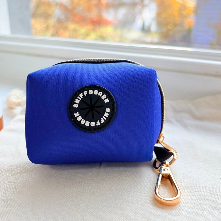 Bright Blue GlamGo™ – Poop Bag Case – Posh Exits Poop Bag Holder Sniff & Bark™