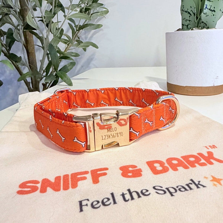 Coral Fetch Signature Band™ - Crafted Collar Collar Only Sniff & Bark™