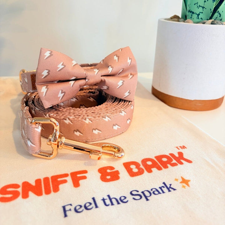 Lightnings Signature Band™ + Slide-On Dappertie™ + Joyline™ Bowtie Collar & Leash Set Sniff & Bark™