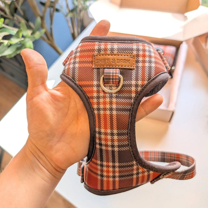 Maple Plaid AllSet™ Harness Matching Bundle (D Ring) Bundle Sniff & Bark™