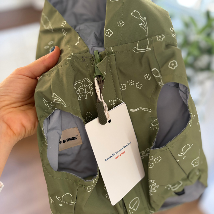 Playground Reversible Zoomies Rain Vest™ Zoomies Rain Vest Sniff & Bark™