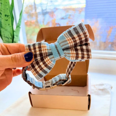 Blue Teddy Plaid Signature Band™ + Slide-On Dappertie™