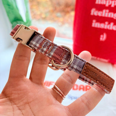 Maple Plaid Signature Band™ - Crafted Collar